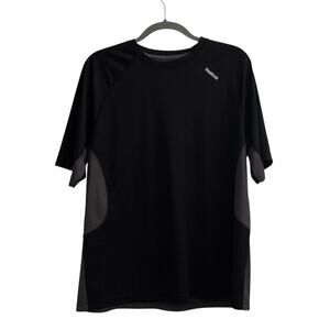 Reebok Men's Active Tee Black Gray Size Medium